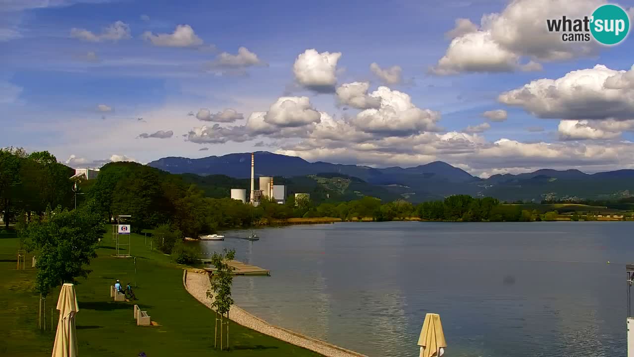 Webcam lago Velenje – Vista en directo desde Velenje Beach