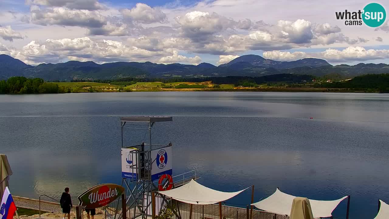 Webcam Lago di Velenje – Spiaggia di Velenje in diretta