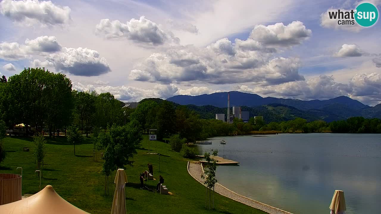 Webcam lago Velenje – Vista en directo desde Velenje Beach