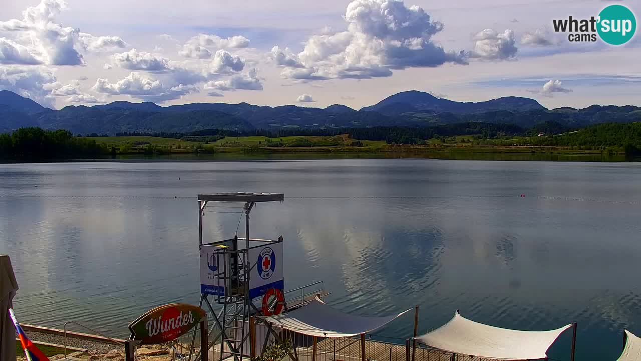 Web kamera Velenjsko jezero – Plaža Velenje uživo