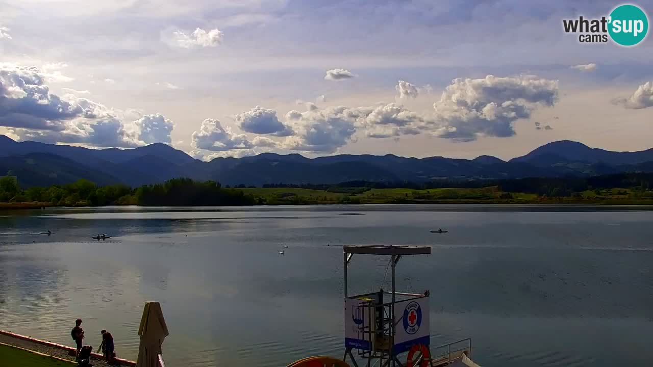 Web kamera Velenjsko jezero – Plaža Velenje uživo