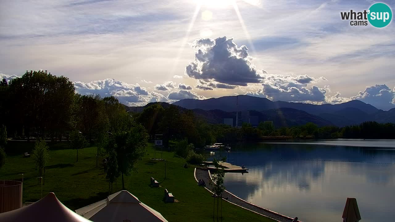 Webcam lago Velenje – Vista en directo desde Velenje Beach