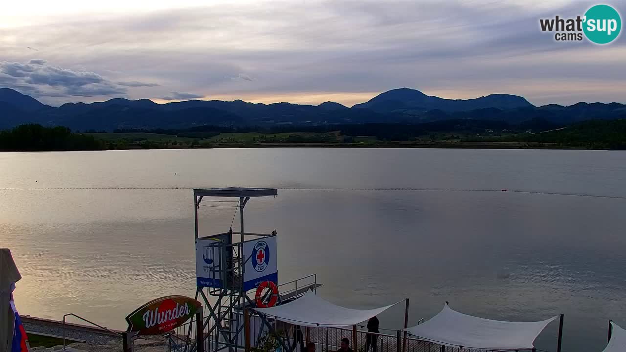 Webcam Lago di Velenje – Spiaggia di Velenje in diretta