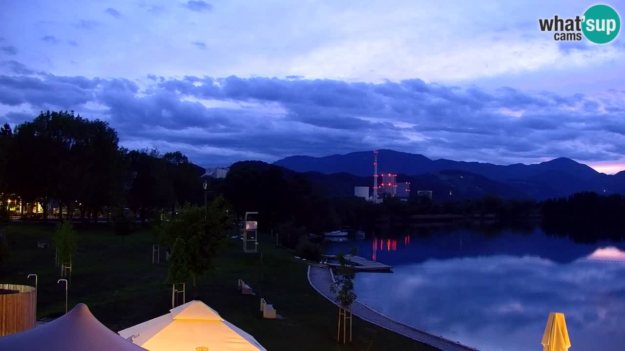 Web kamera Velenjsko jezero – Plaža Velenje uživo