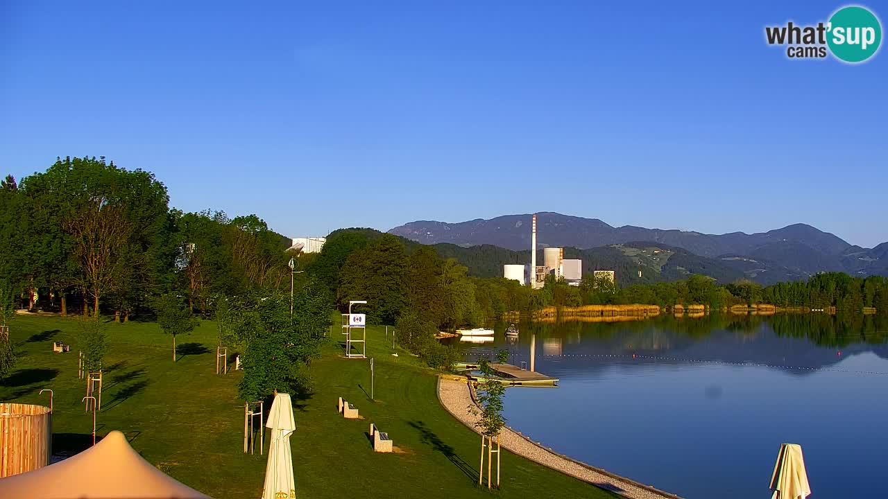Webcam Lago di Velenje – Spiaggia di Velenje in diretta