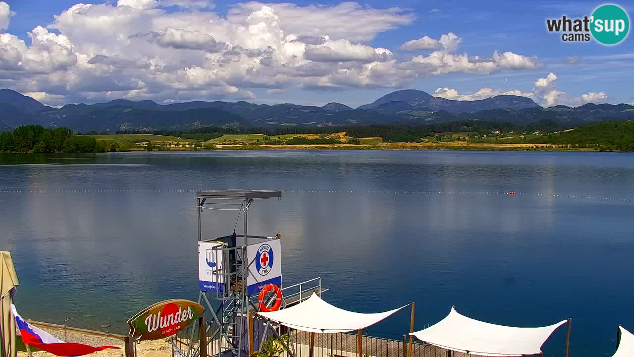Webcam Lago di Velenje – Spiaggia di Velenje in diretta