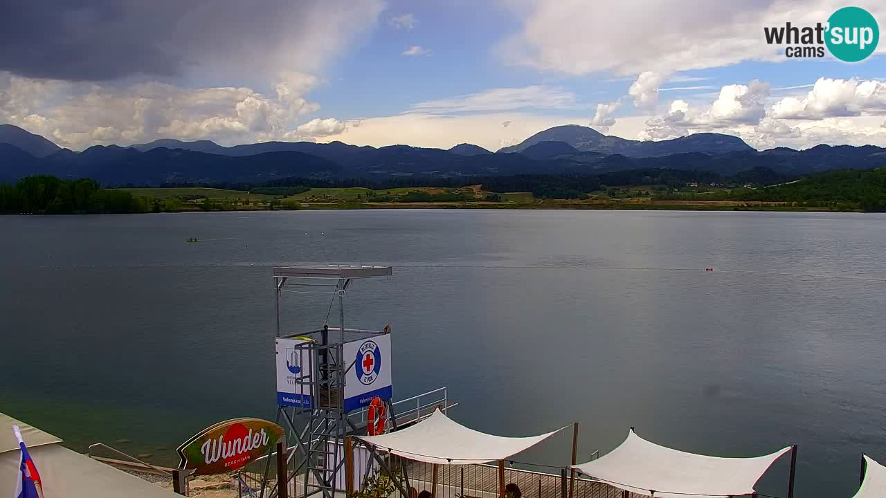 Webcam lago Velenje – Vista en directo desde Velenje Beach
