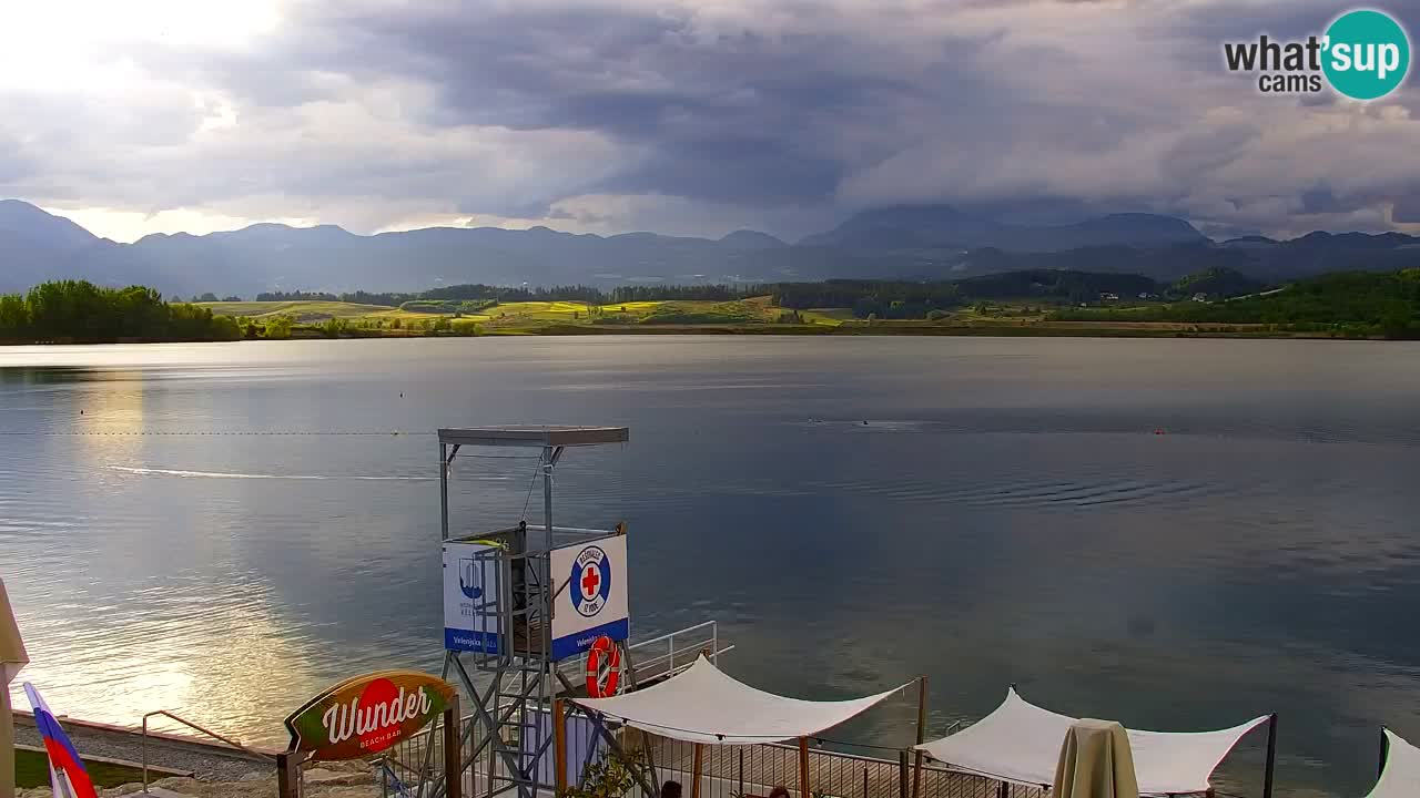 Webcam lac de Velenje – Vue en direct depuis Velenje Beach