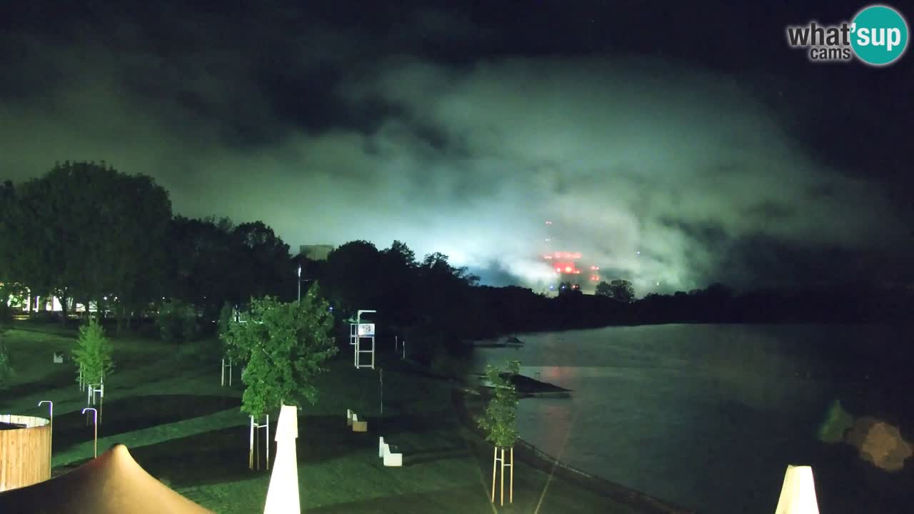 Webcam lago Velenje – Vista en directo desde Velenje Beach