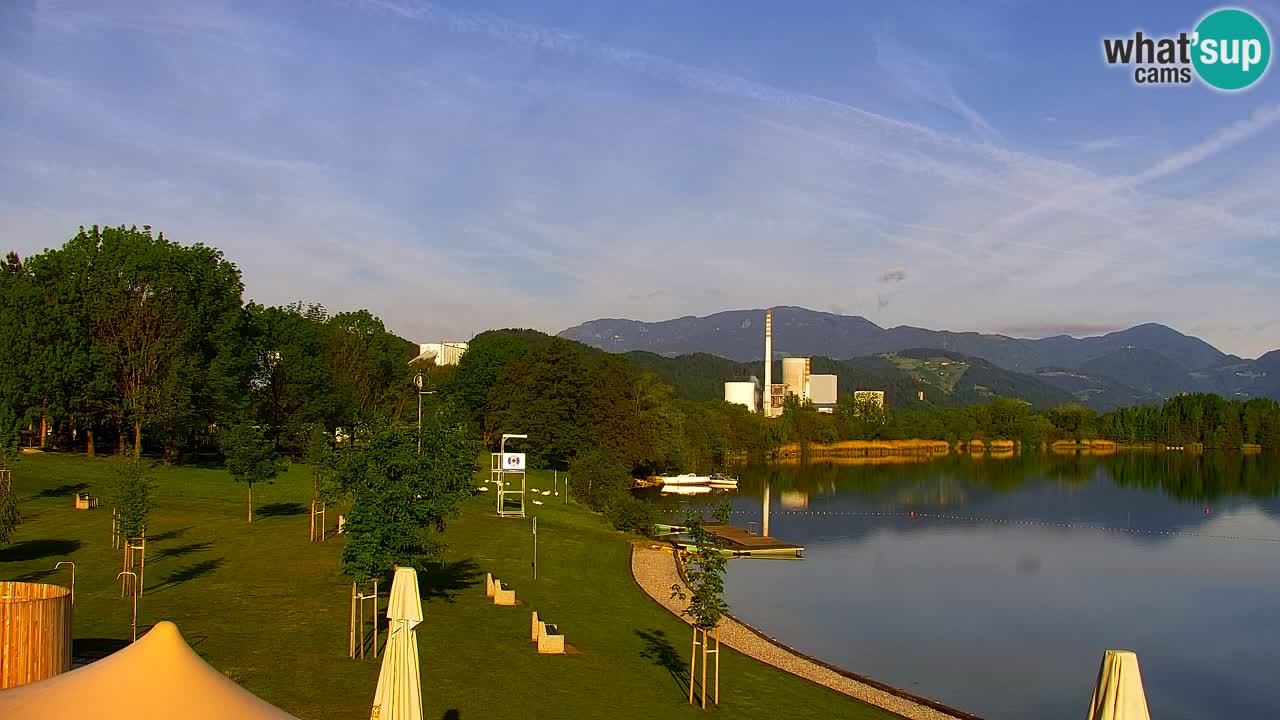 Webcam Lago di Velenje – Spiaggia di Velenje in diretta