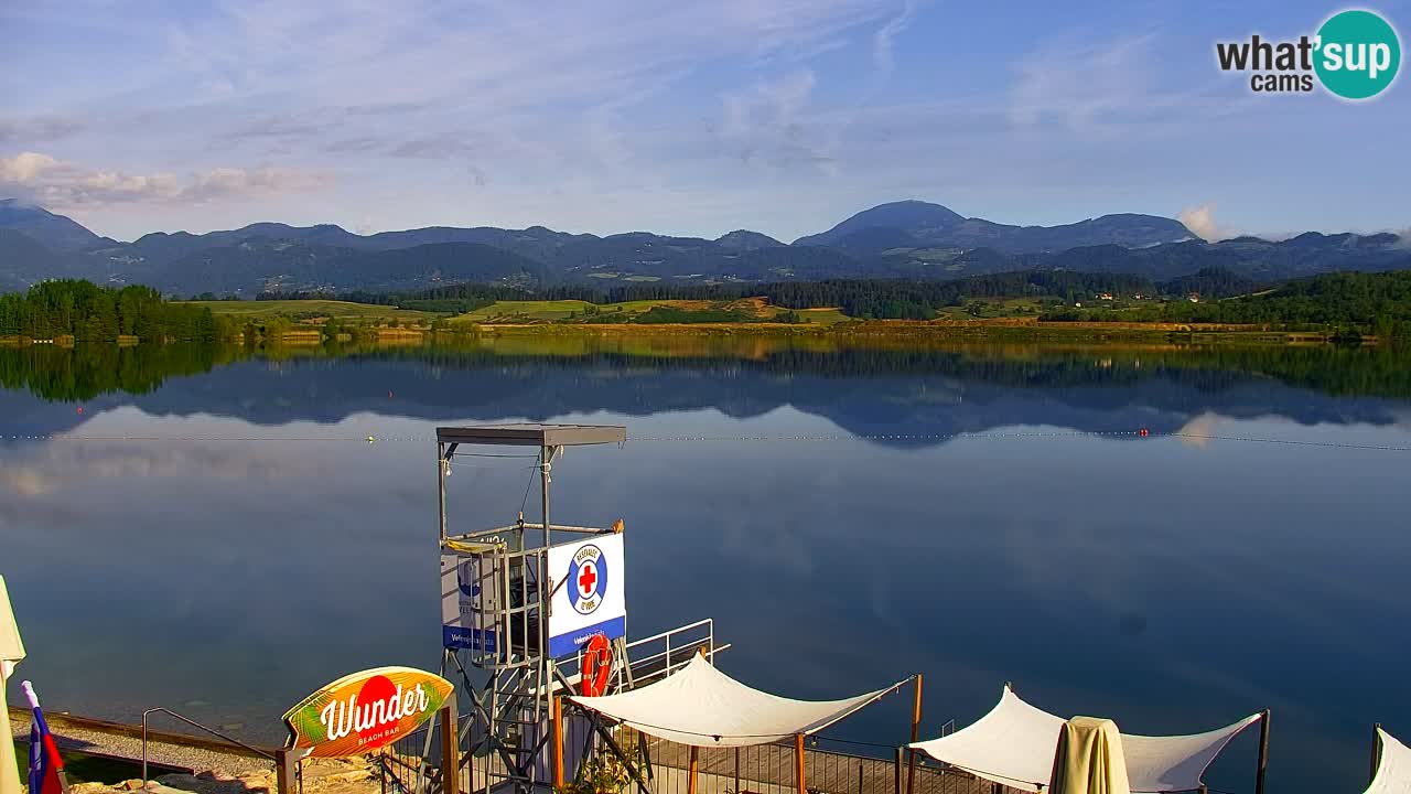 Webcam lago Velenje – Vista en directo desde Velenje Beach