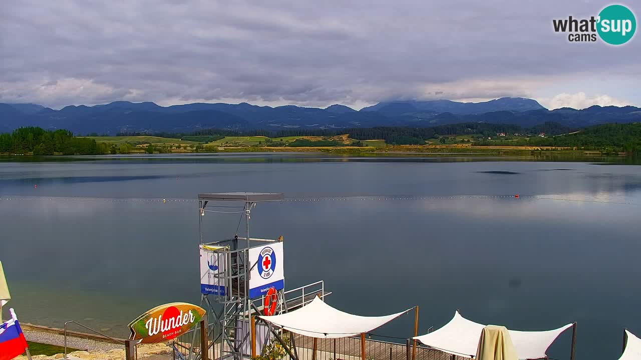Webcam lago Velenje – Vista en directo desde Velenje Beach