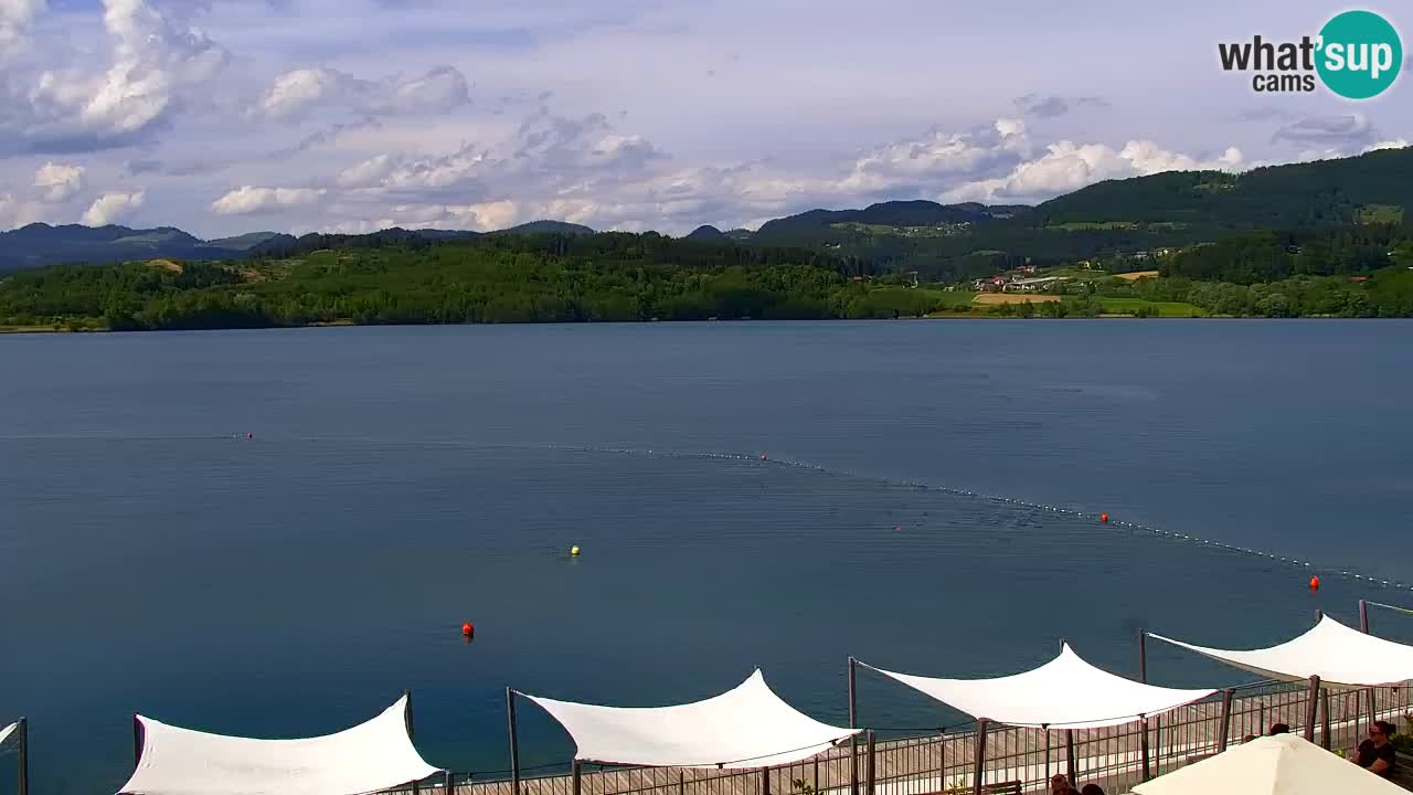 Webcam lago Velenje – Vista en directo desde Velenje Beach