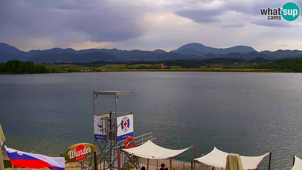 Webcam lac de Velenje – Vue en direct depuis Velenje Beach