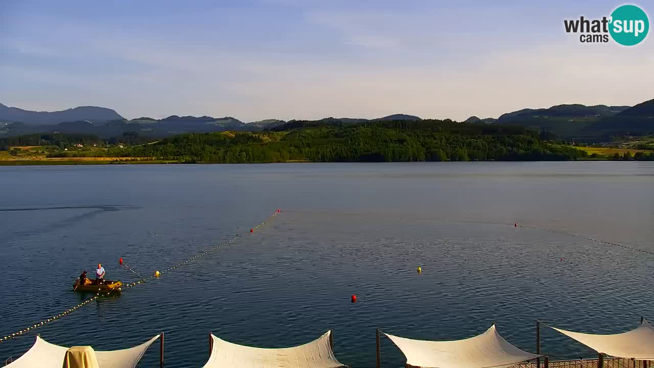 Webcam lac de Velenje – Vue en direct depuis Velenje Beach