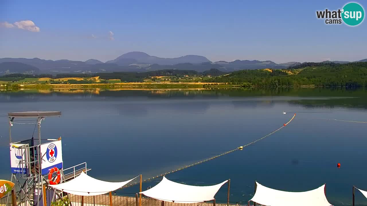 Webcam lac de Velenje – Vue en direct depuis Velenje Beach