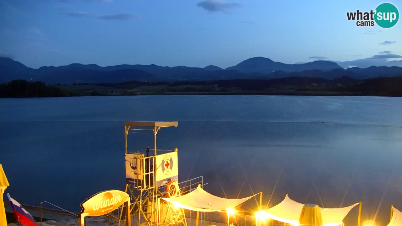 Webcam lac de Velenje – Vue en direct depuis Velenje Beach