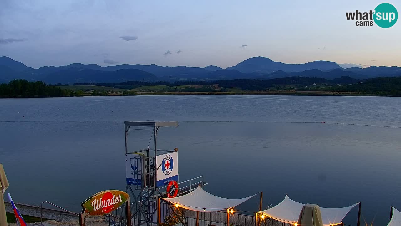 Web kamera Velenjsko jezero – Plaža Velenje uživo