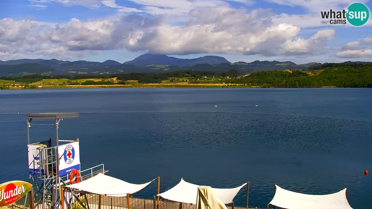 Web kamera Velenjsko jezero – Plaža Velenje uživo