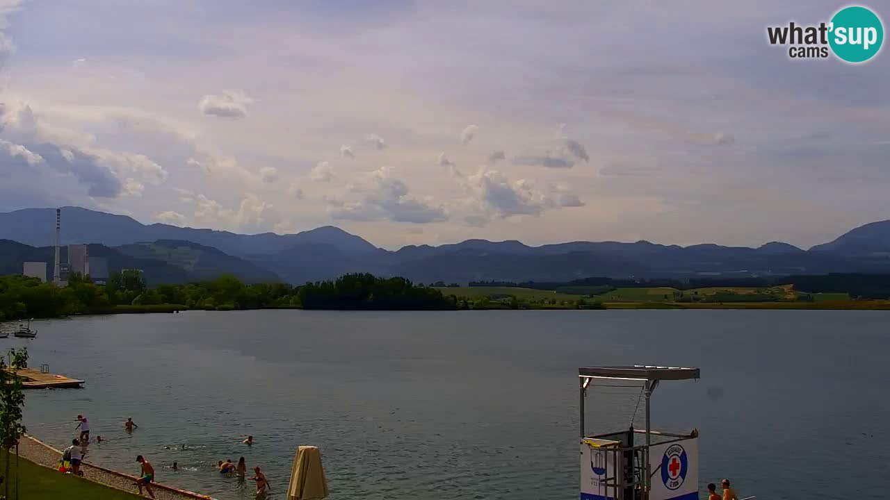 Webcam Lago di Velenje – Spiaggia di Velenje in diretta