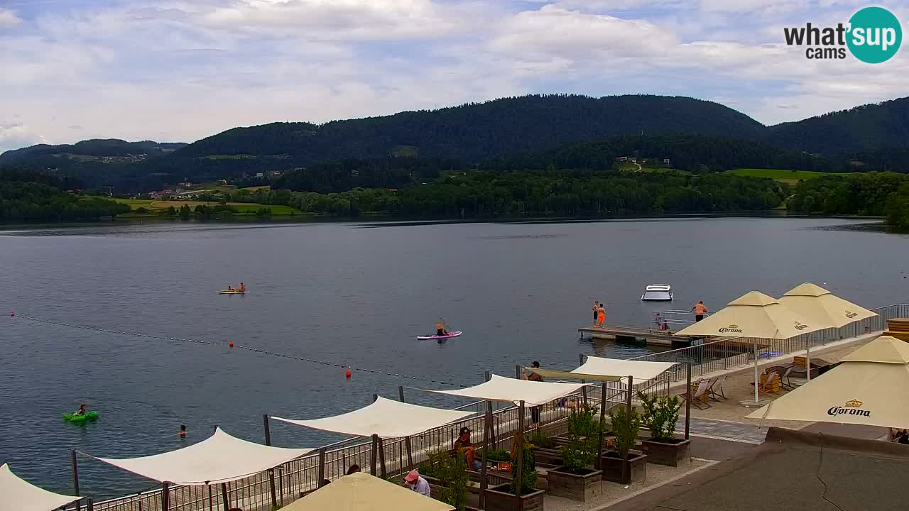 Webcam lago Velenje – Vista en directo desde Velenje Beach