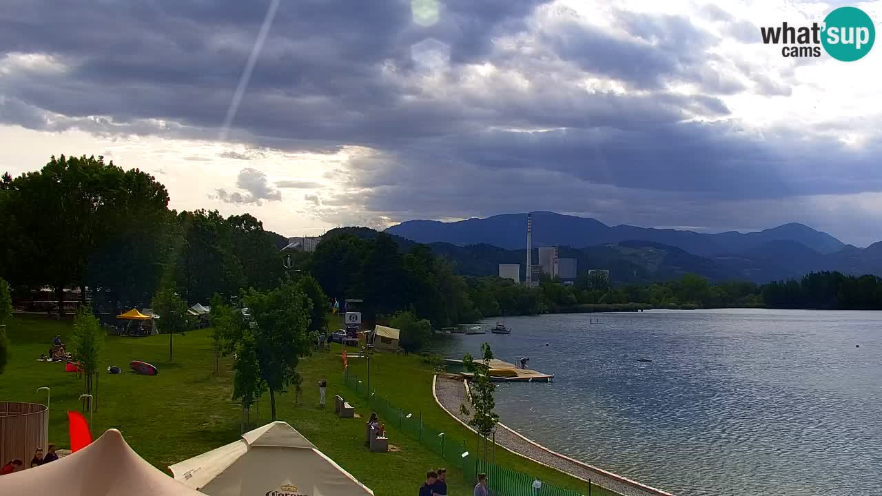 Webcam lac de Velenje – Vue en direct depuis Velenje Beach
