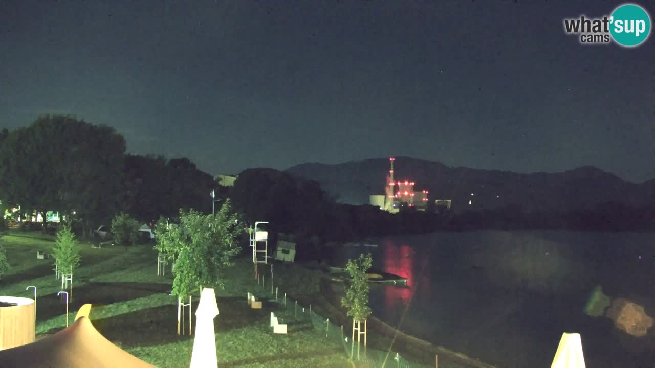 Web kamera Velenjsko jezero – Plaža Velenje uživo