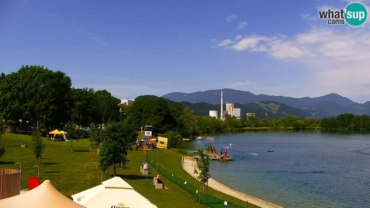 Webcam Lago di Velenje – Spiaggia di Velenje in diretta
