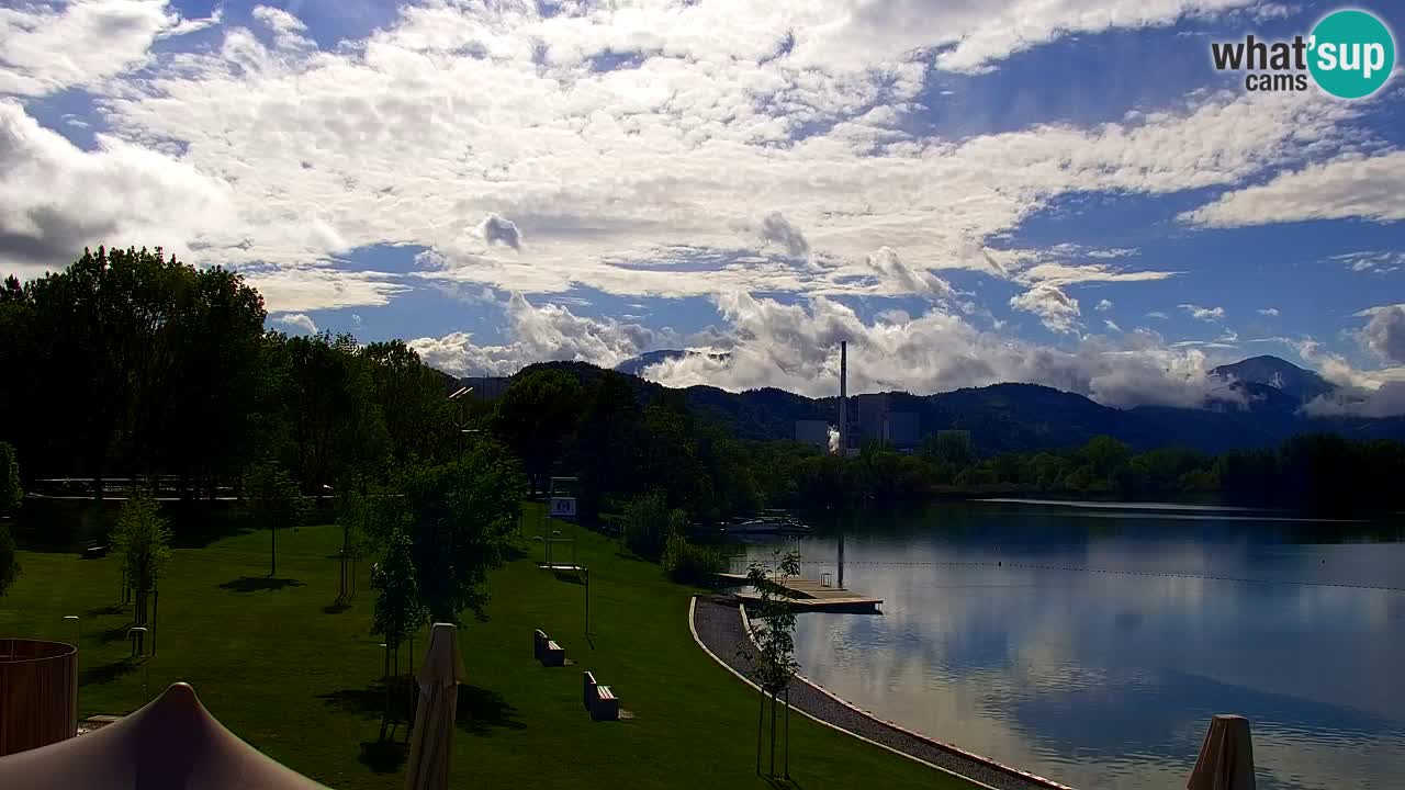 Webcam lago Velenje – Vista en directo desde Velenje Beach
