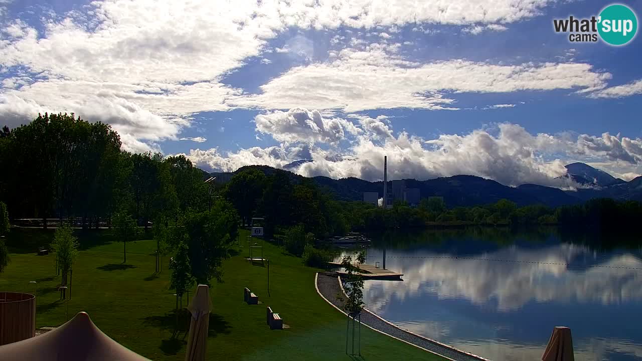 Webcam lac de Velenje – Vue en direct depuis Velenje Beach