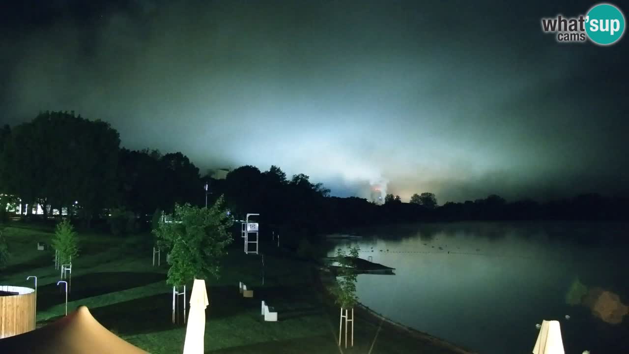 Webcam lac de Velenje – Vue en direct depuis Velenje Beach