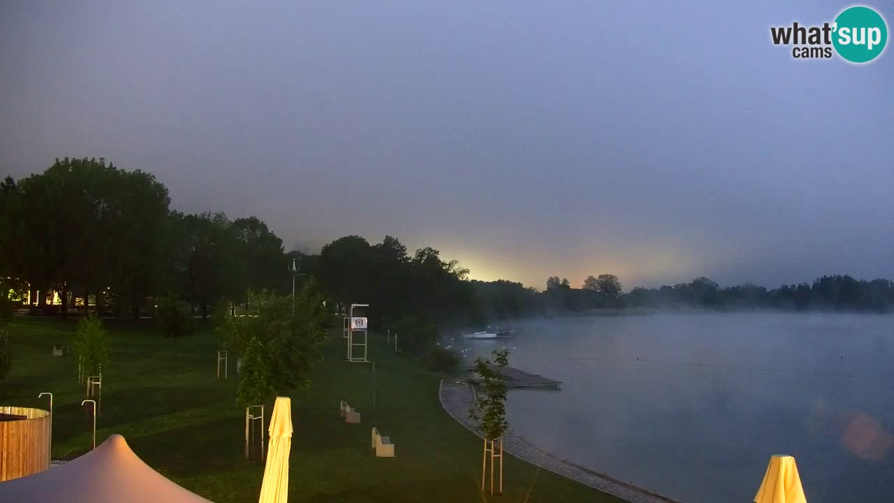 Webcam lago Velenje – Vista en directo desde Velenje Beach