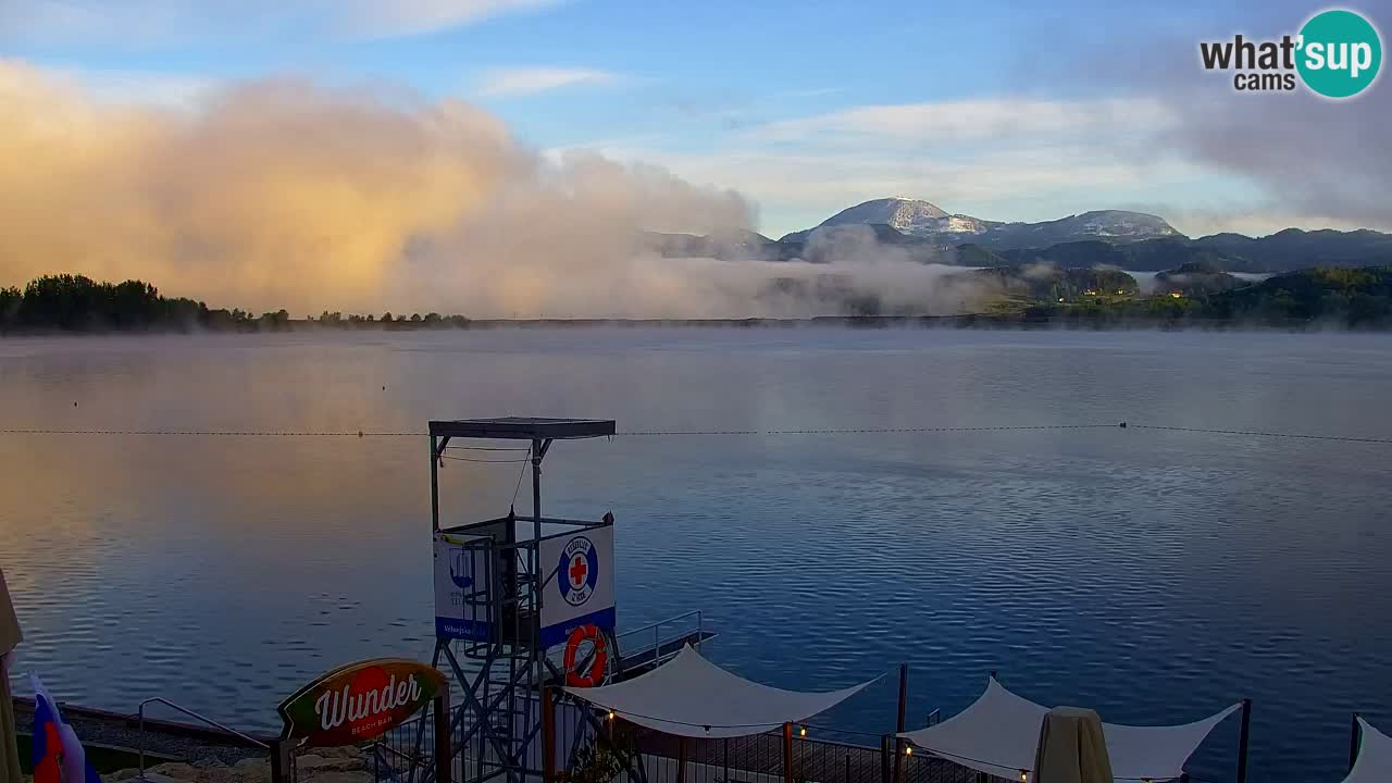 Webcam lago Velenje – Vista en directo desde Velenje Beach