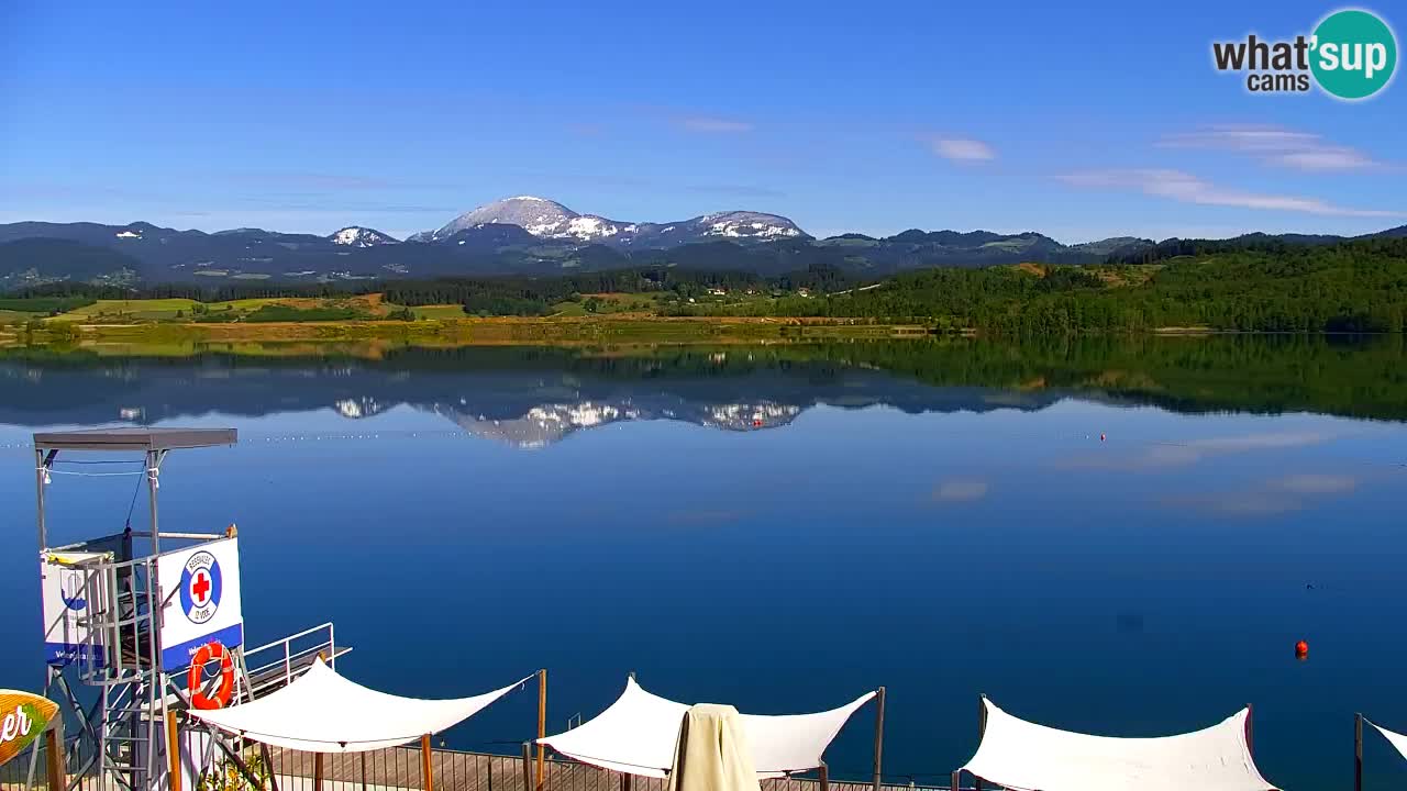 Webcam Lago di Velenje – Spiaggia di Velenje in diretta