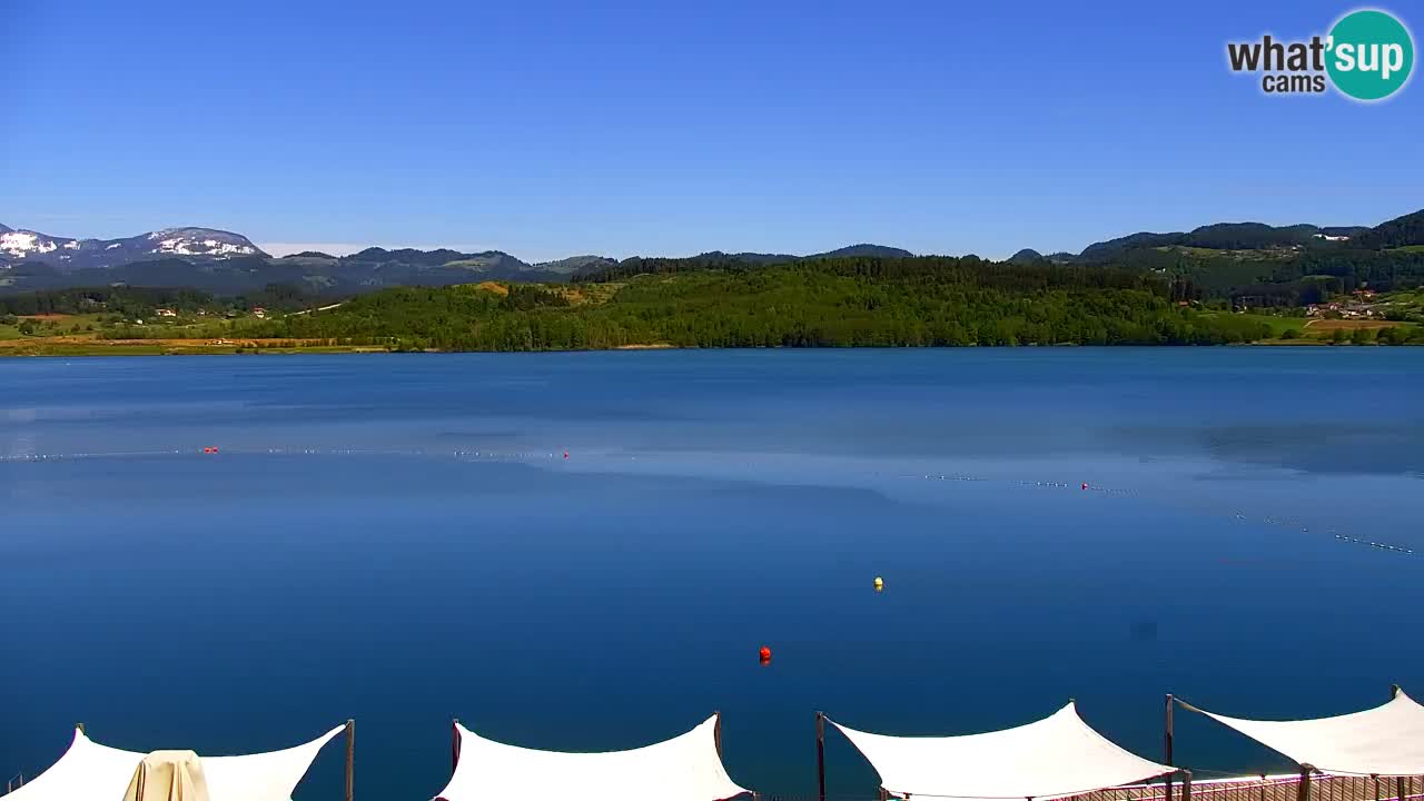 Web kamera Velenjsko jezero – Plaža Velenje uživo