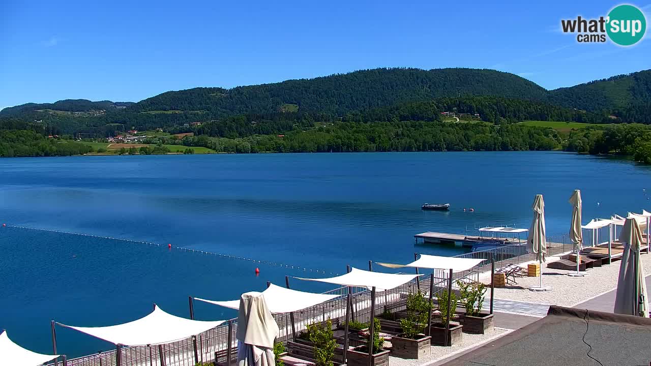 Web kamera Velenjsko jezero – Plaža Velenje uživo
