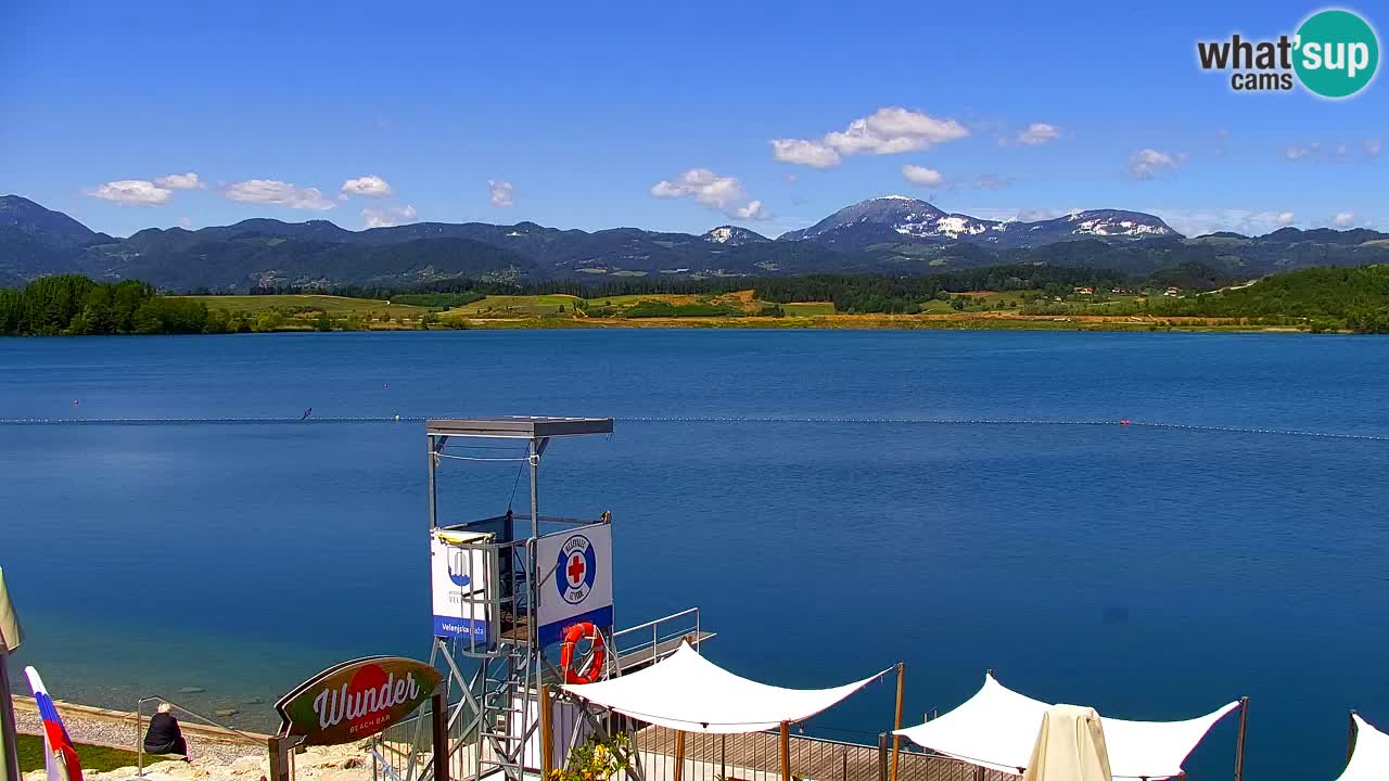 Webcam lac de Velenje – Vue en direct depuis Velenje Beach