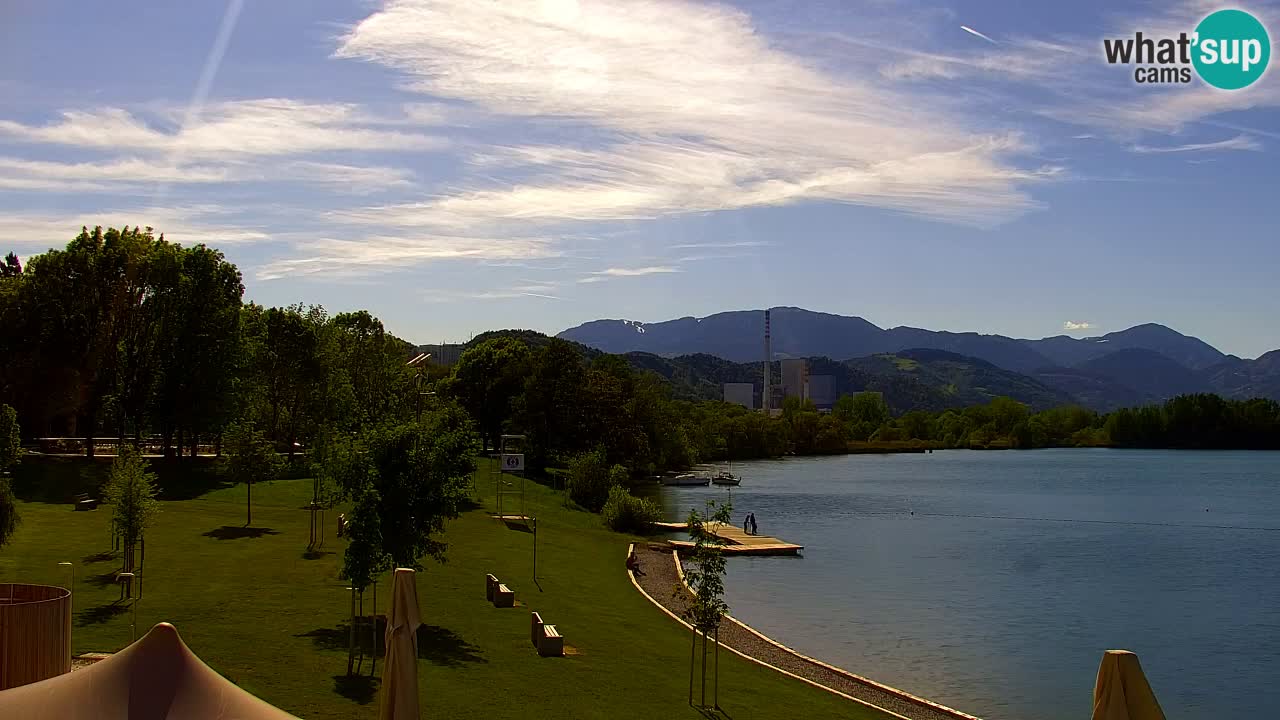 Webcam lago Velenje – Vista en directo desde Velenje Beach