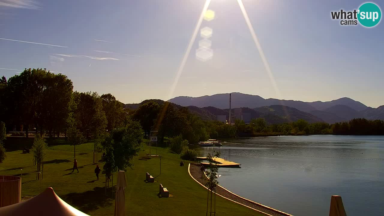 Webcam lac de Velenje – Vue en direct depuis Velenje Beach