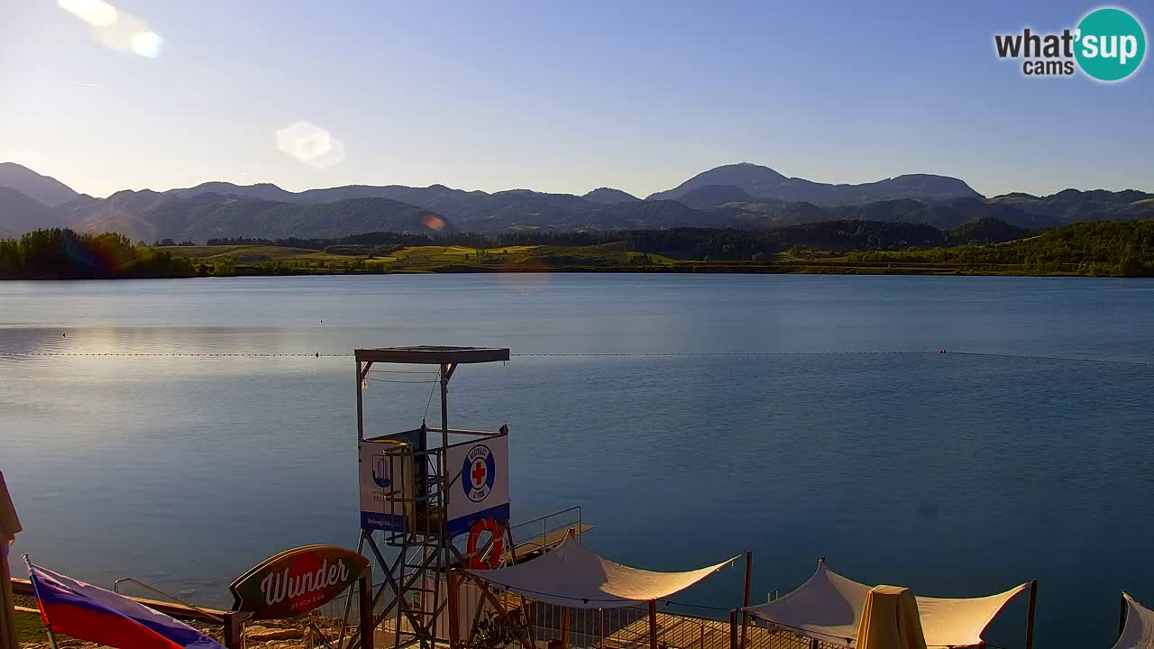 Velenje Lake Webcam – Live from Velenje Beach