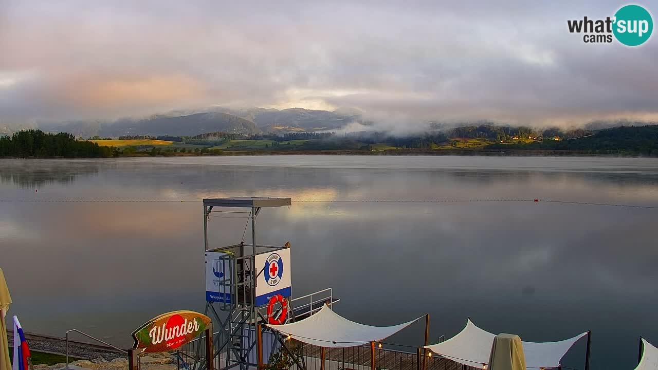 Webcam Lago di Velenje – Spiaggia di Velenje in diretta