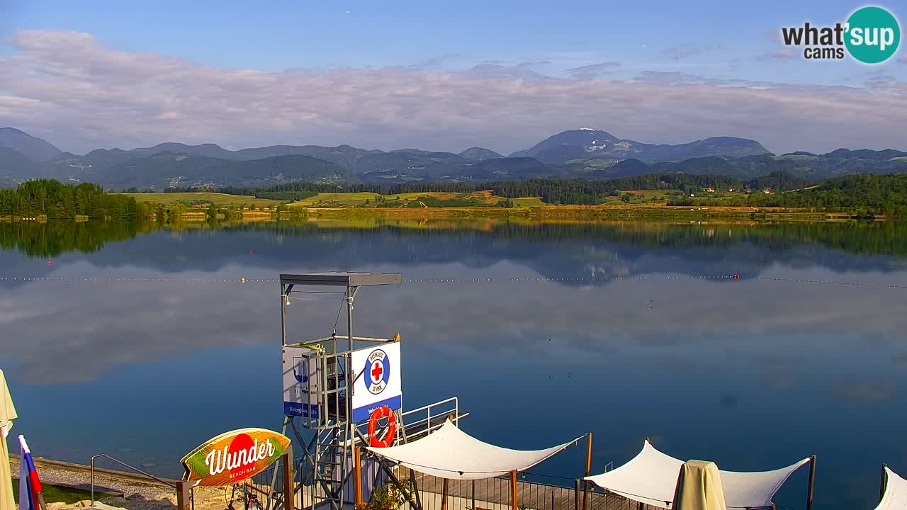 Webcam Lago di Velenje – Spiaggia di Velenje in diretta