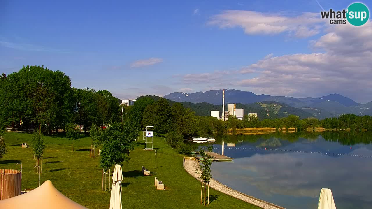 Web kamera Velenjsko jezero – Plaža Velenje uživo