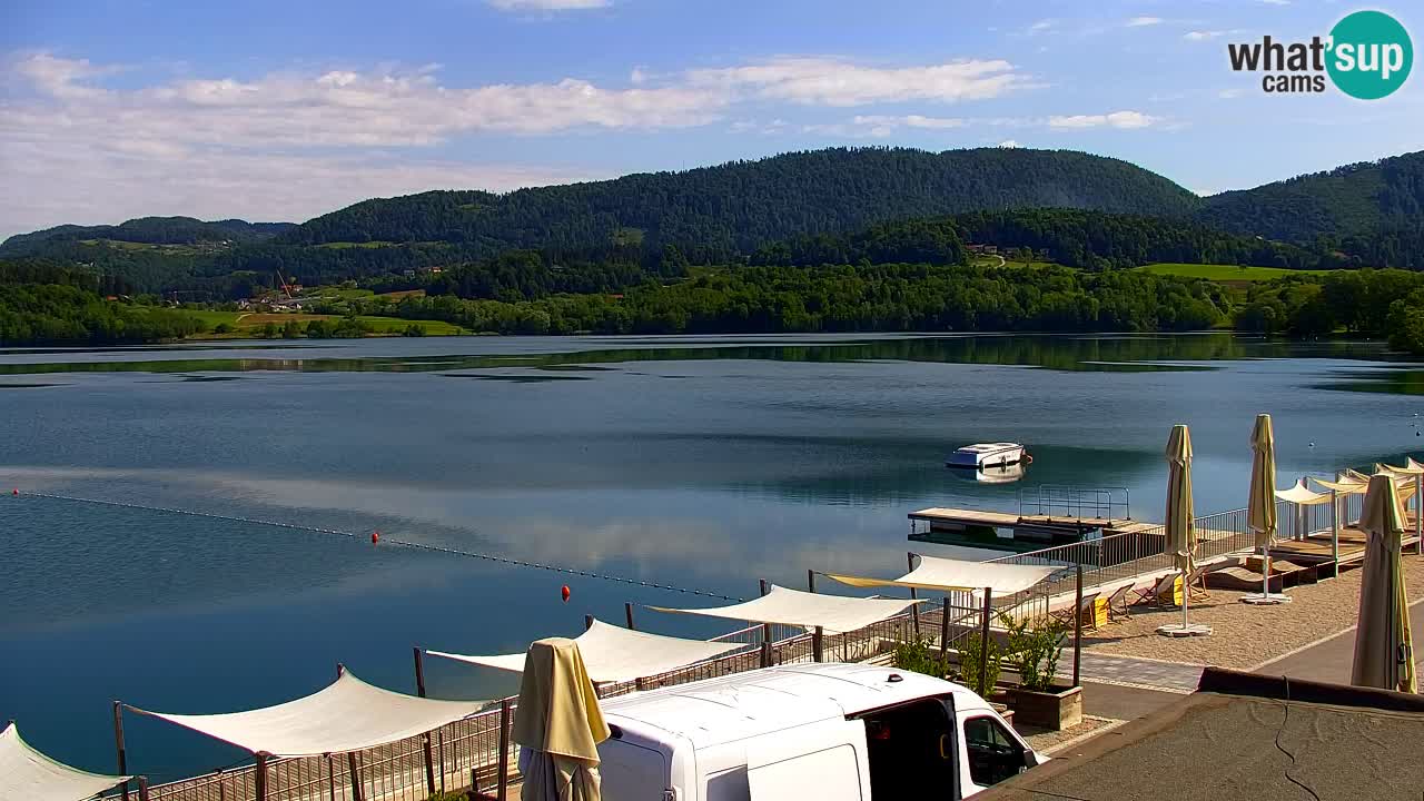 Webcam lago Velenje – Vista en directo desde Velenje Beach