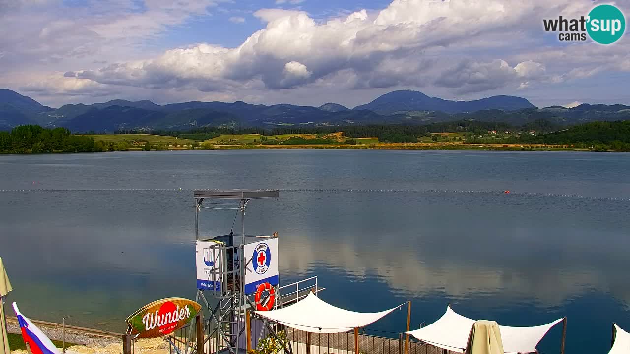 Webcam Lago di Velenje – Spiaggia di Velenje in diretta