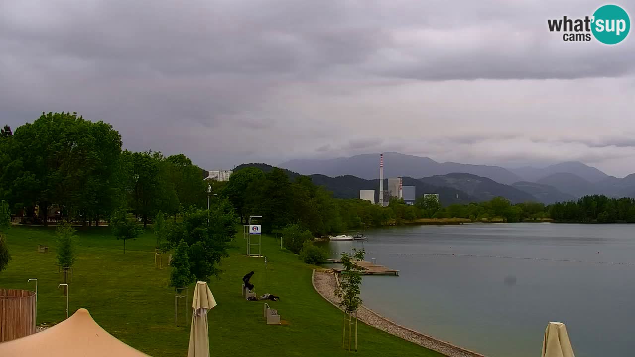 Webcam lac de Velenje – Vue en direct depuis Velenje Beach