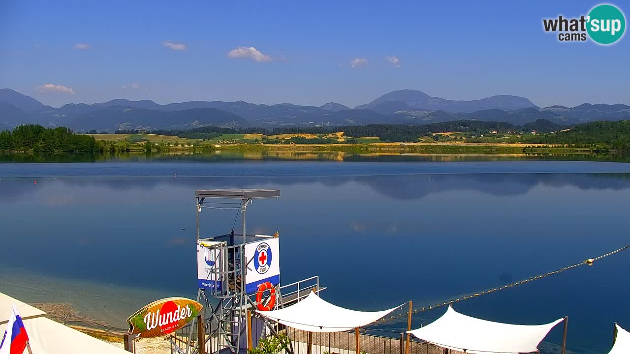 Webcam Lago di Velenje – Spiaggia di Velenje in diretta