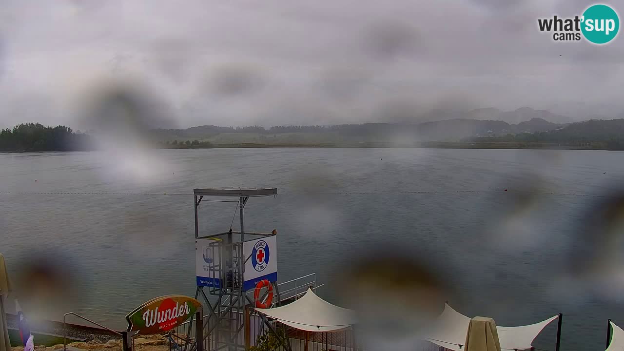 Webcam lac de Velenje – Vue en direct depuis Velenje Beach