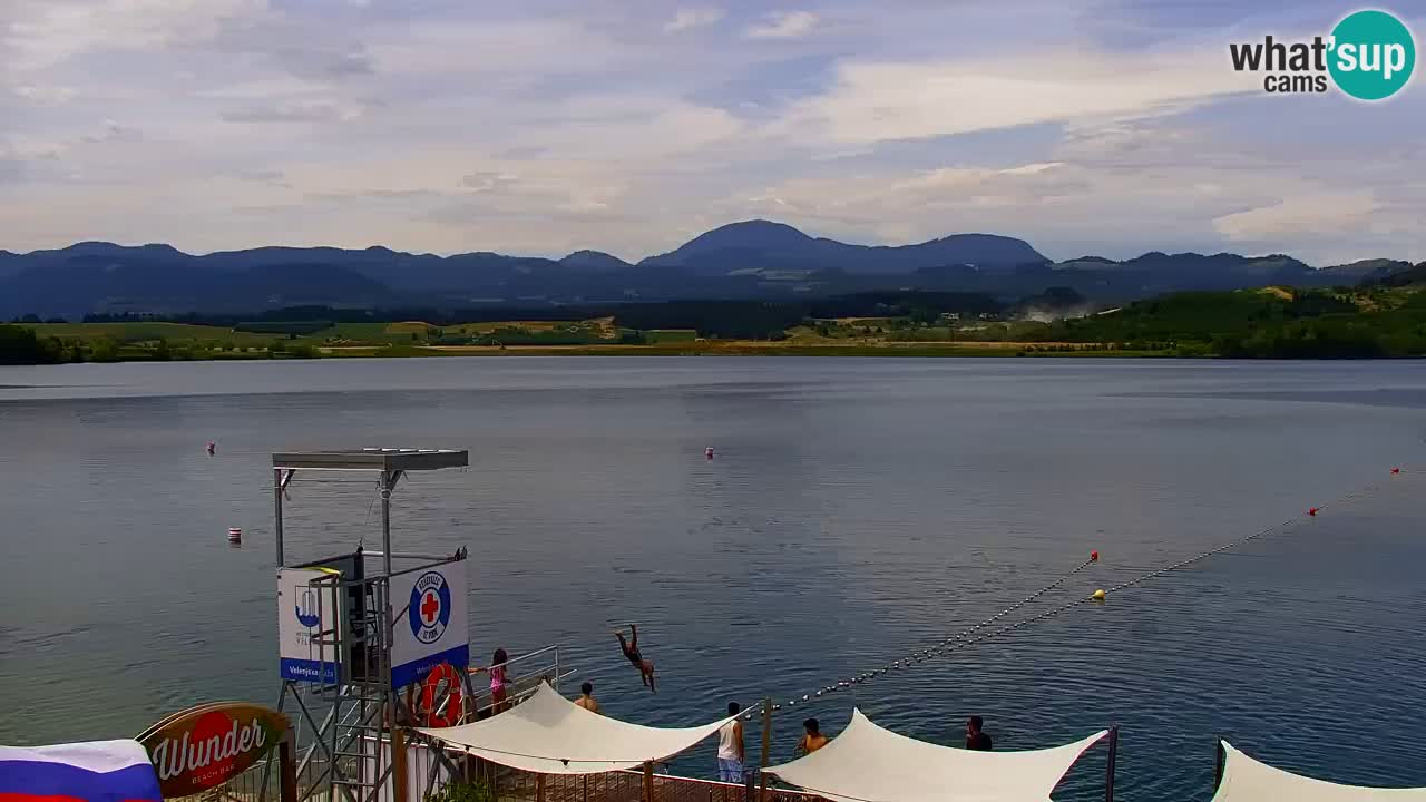 Web kamera Velenjsko jezero – Plaža Velenje uživo