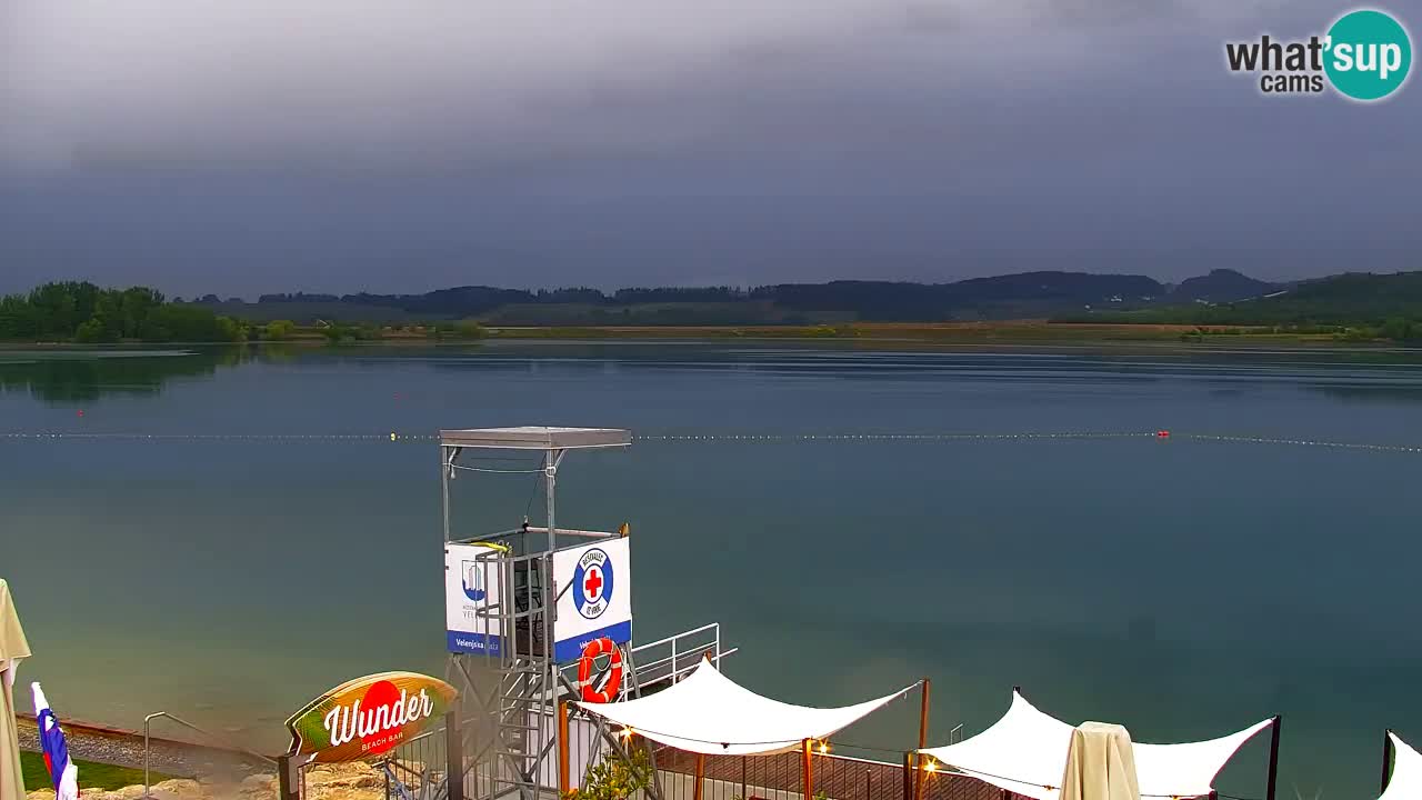 Webcam lac de Velenje – Vue en direct depuis Velenje Beach